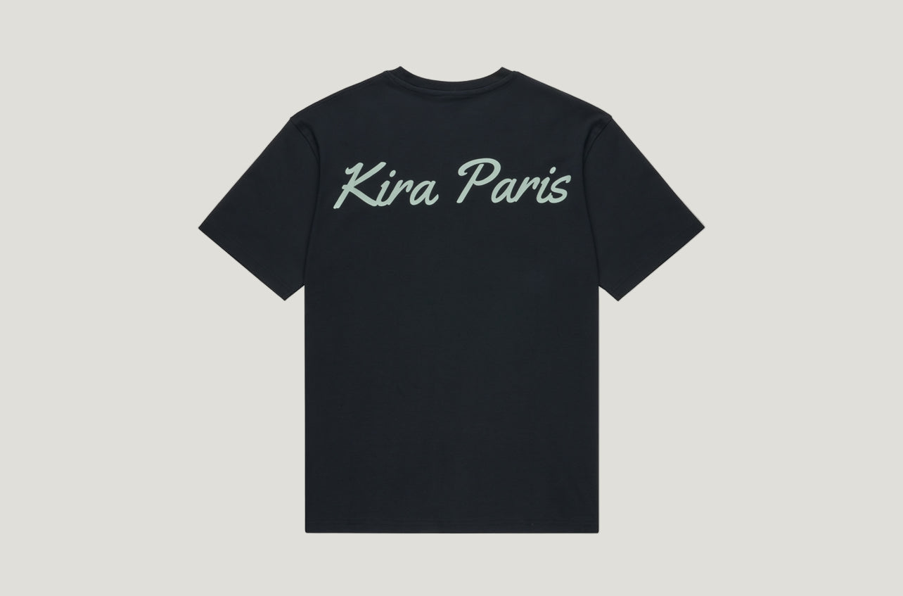 KIRA BLACK JERSEY T-SHIRT