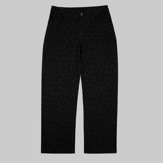 Denim KIRA NOIR Terre Craquelée 